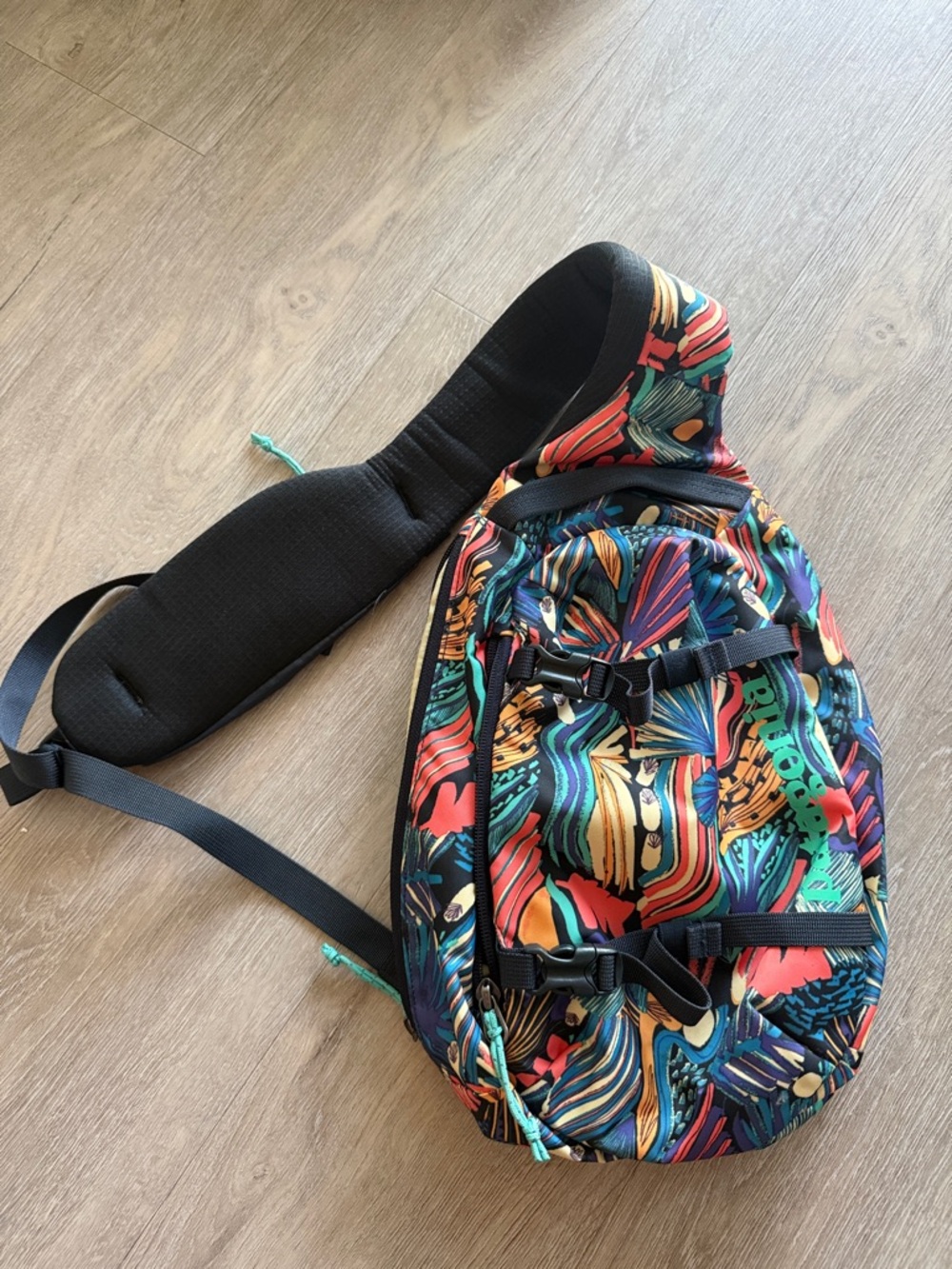 Colorful Patterned Sling Backpack